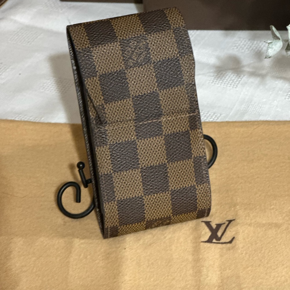 Louis Vuitton Canvas Damier Ebene Cigarette Case